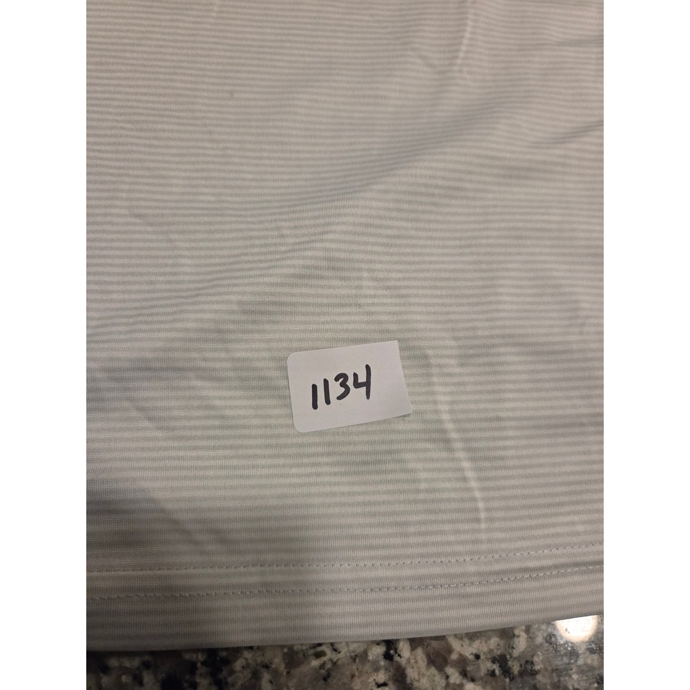 Wilson‎ Staff Mens Grey White Striped Golf Polo Shirt Short Sleeve Size 3XL NEW - Picture 8 of 8